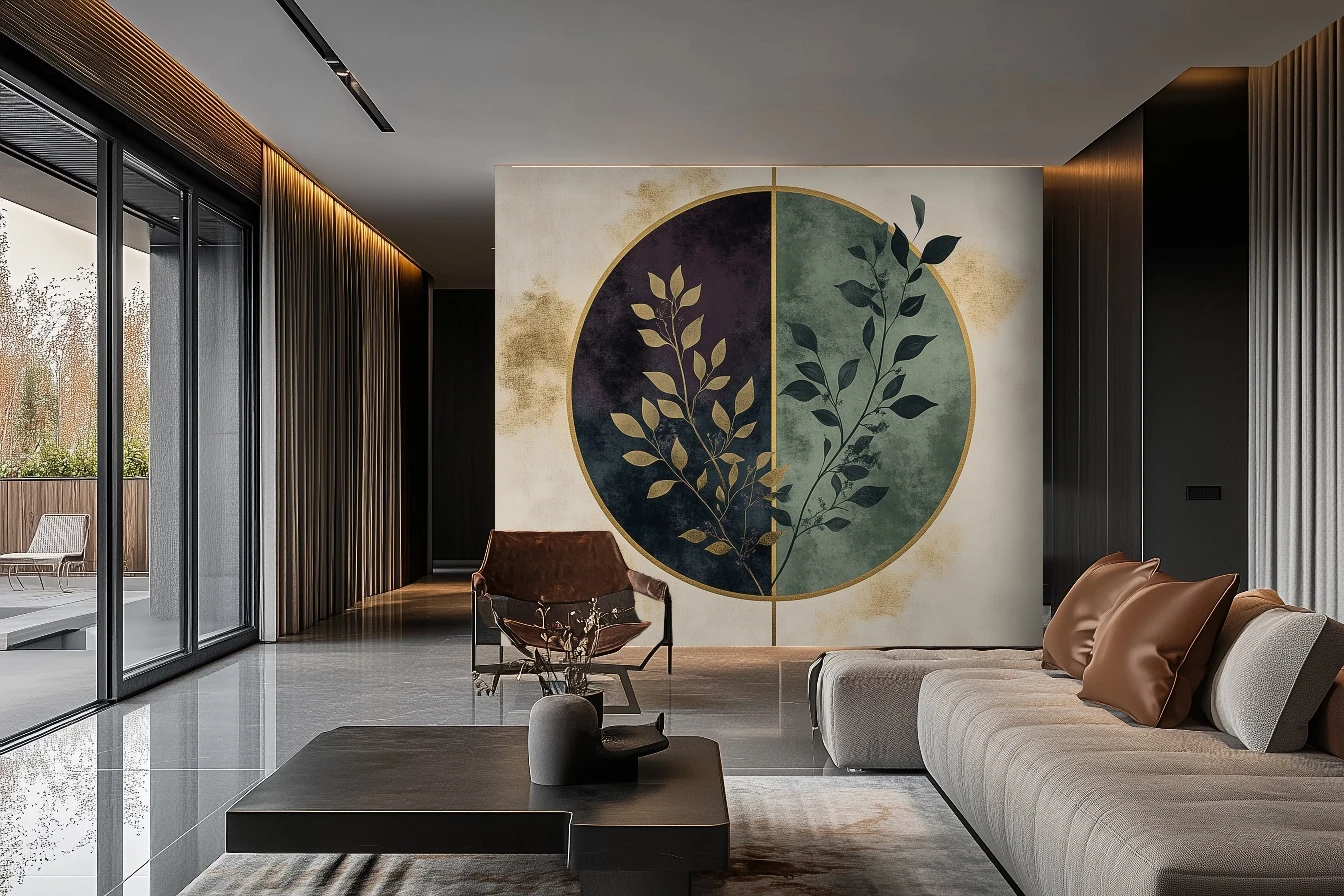 Getting inspired by wall graphics for the living room - a story that begins on the wall