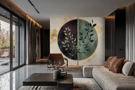 Getting inspired by wall graphics for the living room - a story that begins on the wall