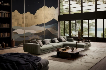 Wall graphics for small spaces - subtle elegance from Revewalls