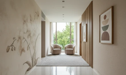 What wallpaper for a narrow hallway?