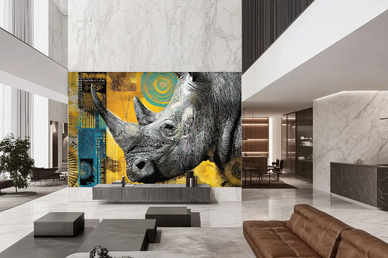 Wallpapers like paintings - RÊVE and a wall that tells a story