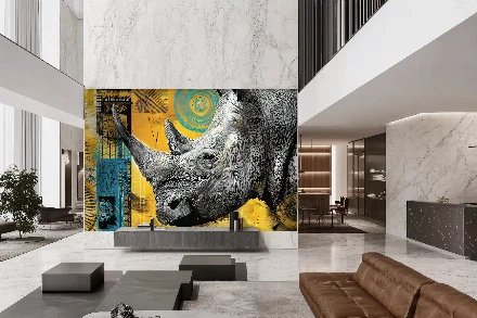 Wallpapers like paintings - RÊVE and a wall that tells a story