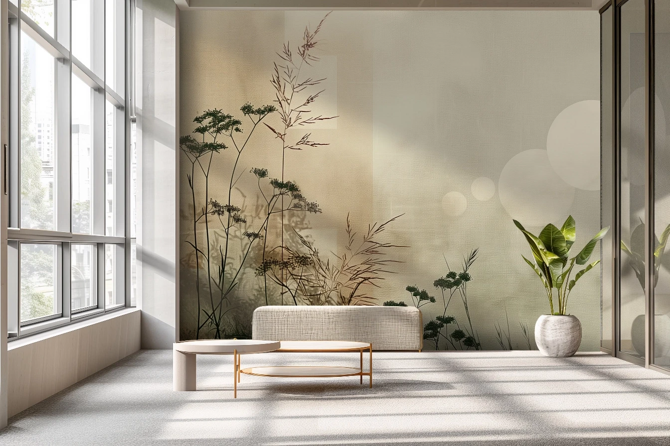 What wallpaper patterns enlarge the room