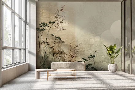 What wallpaper patterns enlarge the room