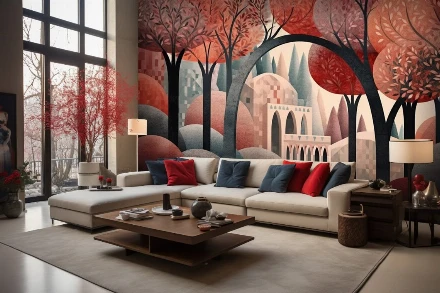 What wallpapers to choose for the Pantone 2024 Color of the Year - Peach Fuzz?