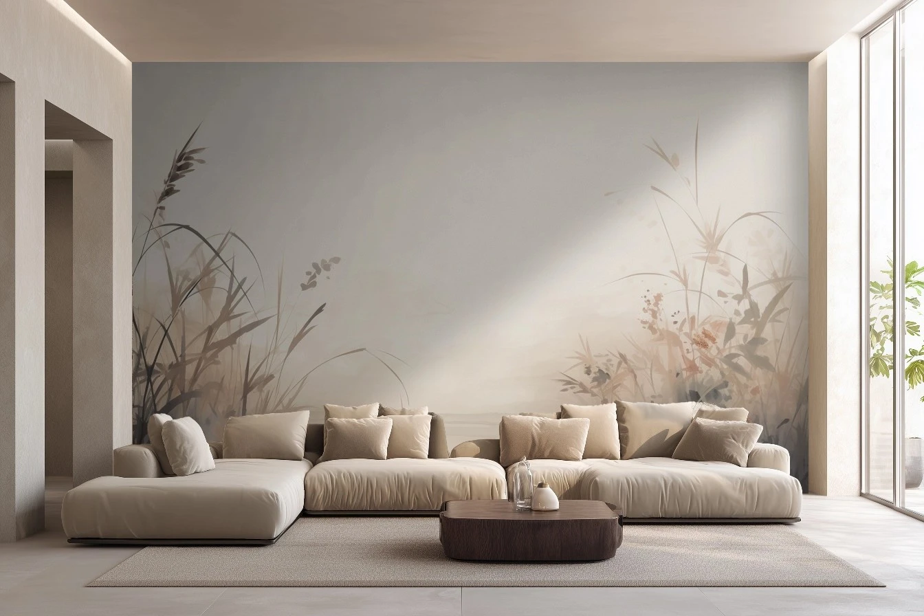 What wallpaper for the living room? How to choose the pattern, color, and the right wall