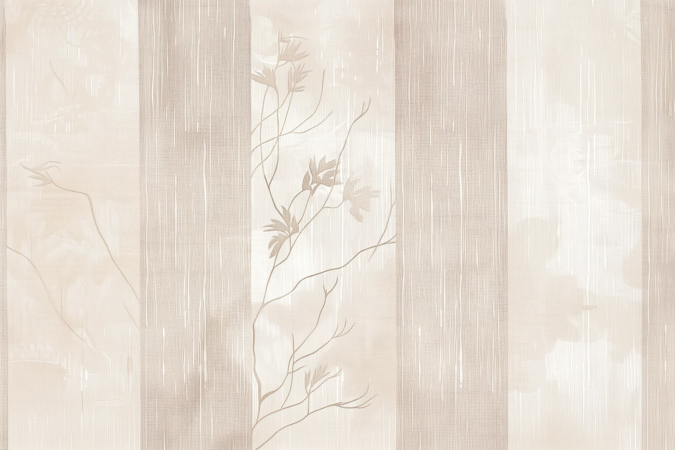 Marron et Beige Voile MV203 925