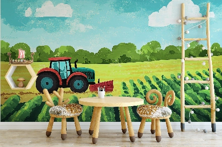 Traktor na polu 011