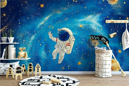 Astronauta w kosmosie 008